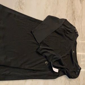 New York & Company Black Medium long sleeve top